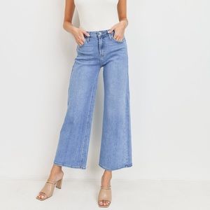 Just Black Slim Wide Leg Jeans